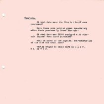 Section 15 - Questionnaire [2000 Series]